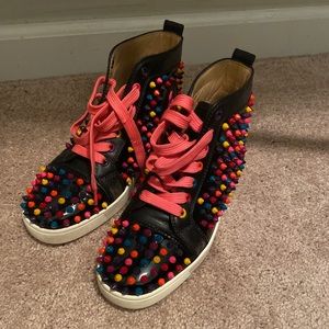 Women’s colorful louboutin sneakers